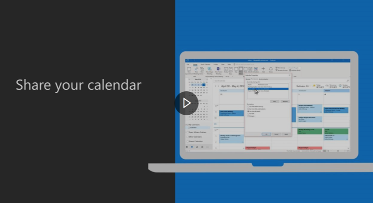 Outlook Calendar Sharing Graphic