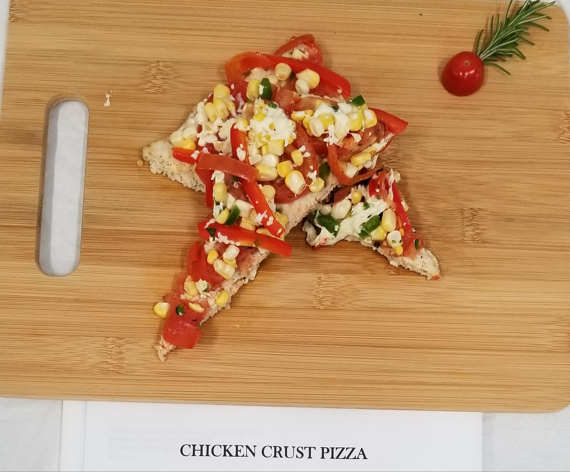 A photo of Chicken Crust Pizza