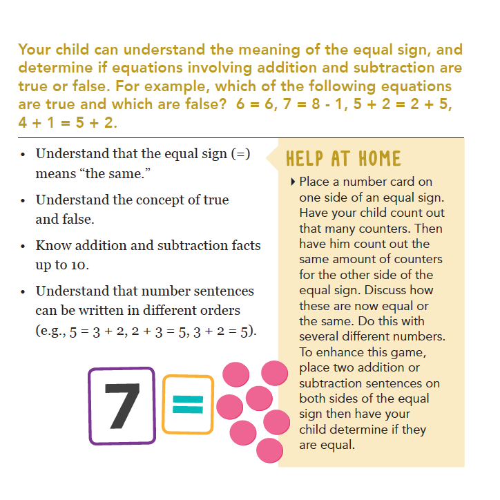 First Grade Math Activity